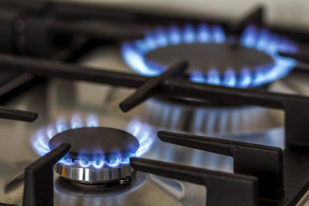 Natural gas burning