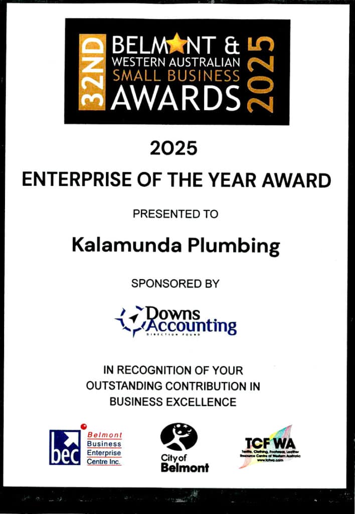 Kalamunda Plumbing Awards
