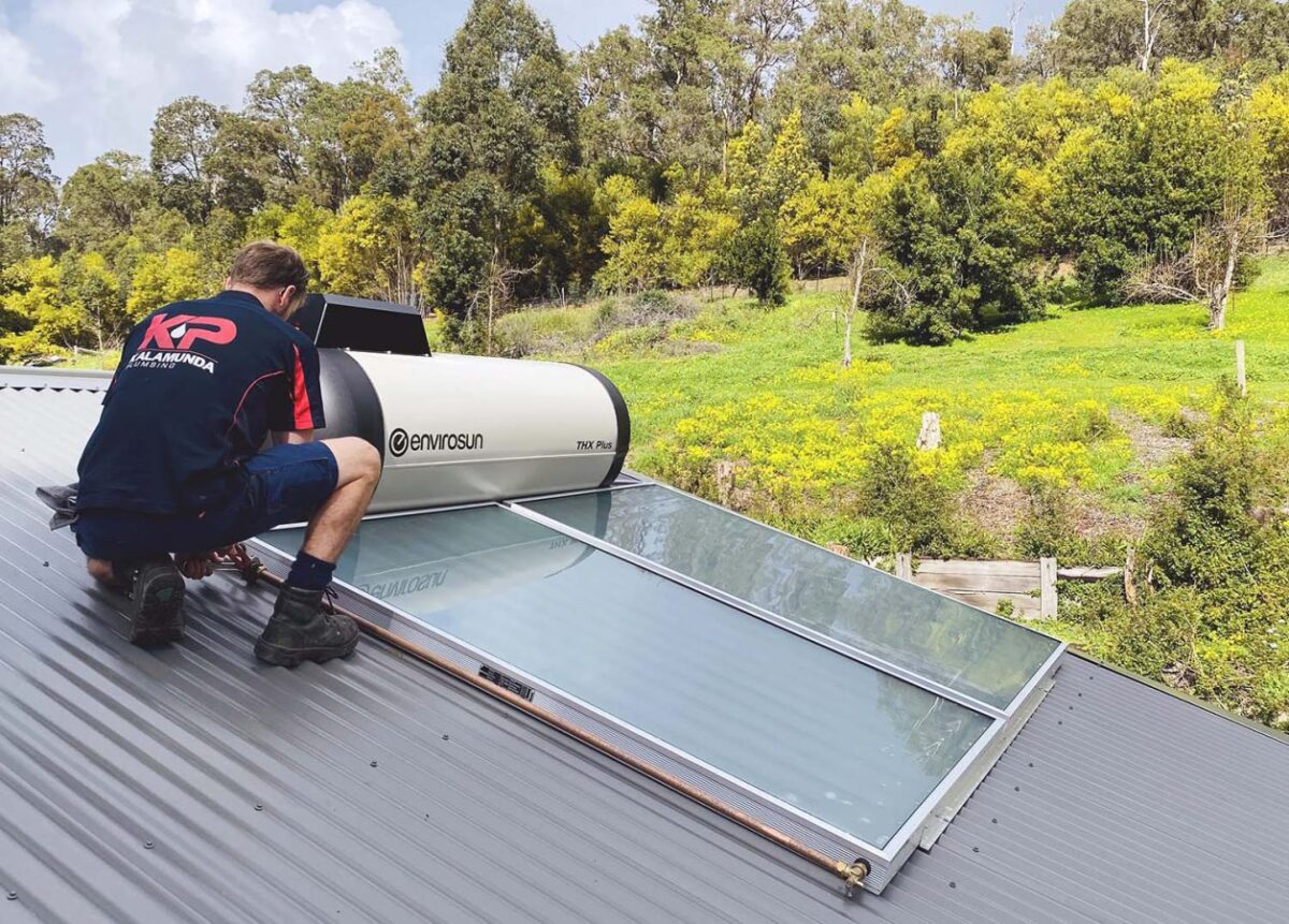 Solar Hot Water Installation